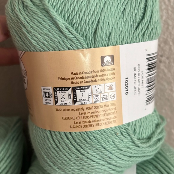 3 NEW Skeins of Lily’s Sugar n Cream 100% Cotton Yarn - Picture 3 of 4